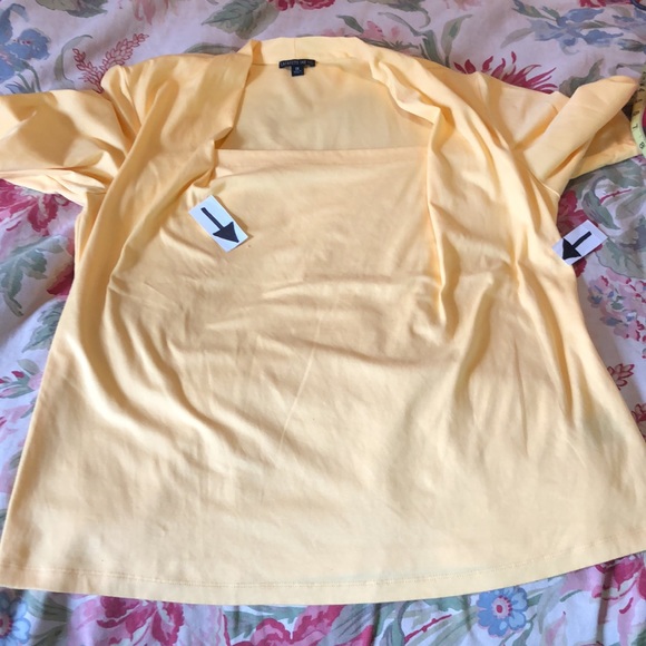 LAFAYETTE 148 Size 1X PLUS Squared Neckline Pullover Cotton & Elastine $188 NEW - Picture 14 of 16